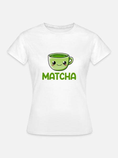 powered by matcha, matcha - Frauen T-Shirt -