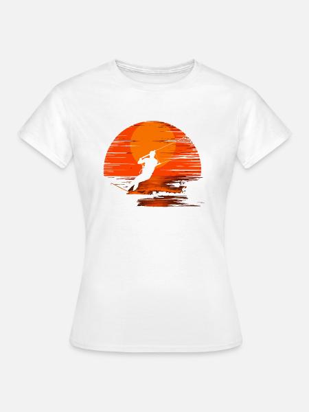 Kitesurfing kiteboarding lover - Frauen T-Shirt -