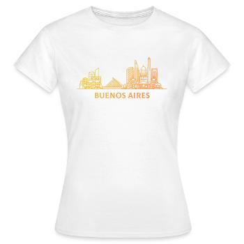buenos aires argentina - Frauen T-Shirt - Weiß - Vorne - AI Model Female 172 dark (172cm)