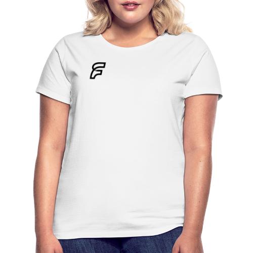 FaMe Icon Schwarz + Schrift - Frauen T-Shirt