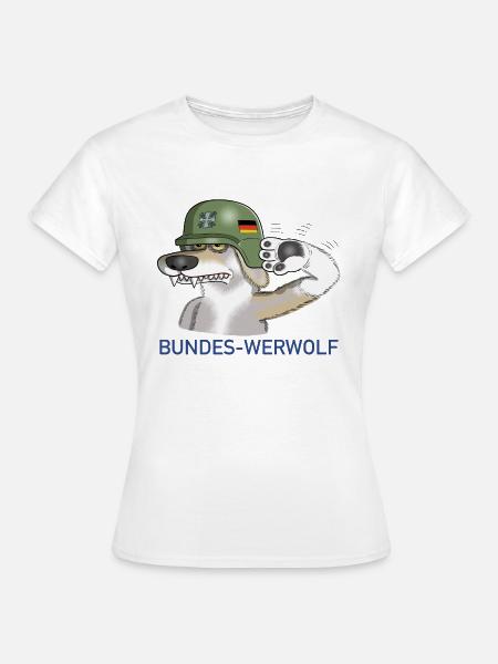 Bundes Werwolf - Frauen T-Shirt - Weiß