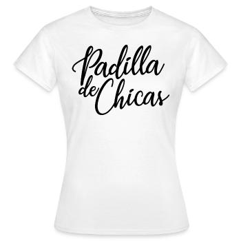 Padilla de Chicas Bride's Gang Bridesmaid Wedding - Women's T-Shirt - white - Front - AI Model Female 172 dark (172cm)