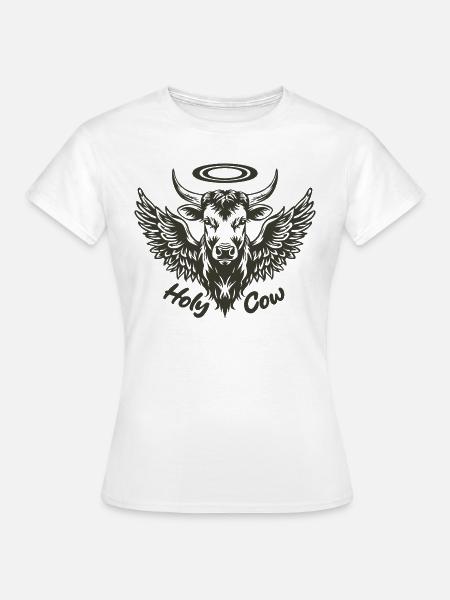 Holy Cow - Frauen T-Shirt - Weiß