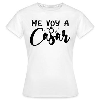 Me Voy A Casar I'm Getting Married Wedding Engaged - Women's T-Shirt - white - Front - AI Model Female 172 dark (172cm)