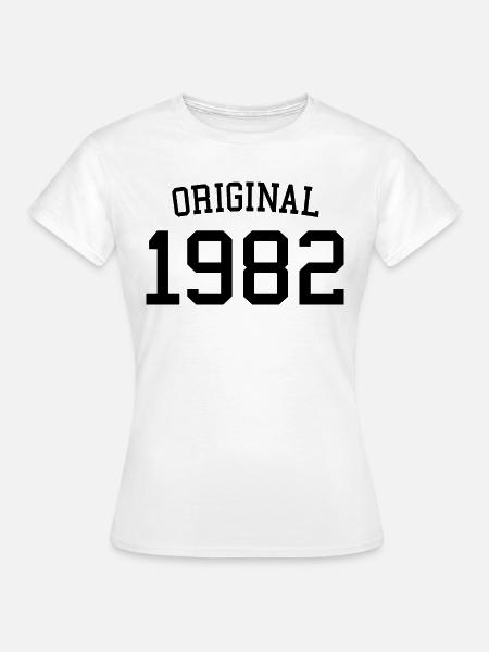 Original 1982 - 40 ans - Cadeau de 40e anniversaire - Dame-T-shirt - hvid