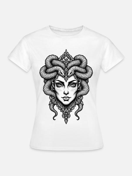 Medusa - Frauen T-Shirt - Weiß