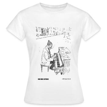 Différence - T-shirt Femme - blanc - Devant - AI Model Female 172 dark (172cm)