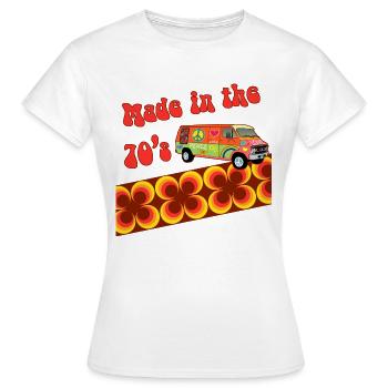 made in the 70s - Frauen T-Shirt - Weiß - Vorne - AI Model Female 172 dark (172cm)