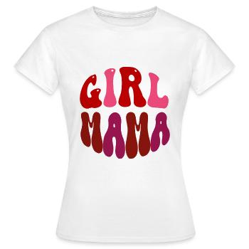 Maman fille - T-shirt Femme - blanc - Devant - AI Model Female 172 dark (172cm)