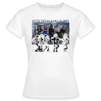 The Breakfast Club Tanzszene Tanzen - Frauen T-Shirt - Weiß - Vorne - AI Model Female 172 dark (172cm)