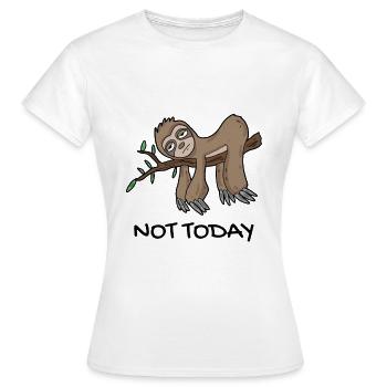 la paresse - T-shirt Femme - blanc - Devant - AI Model Female 172 dark (172cm)