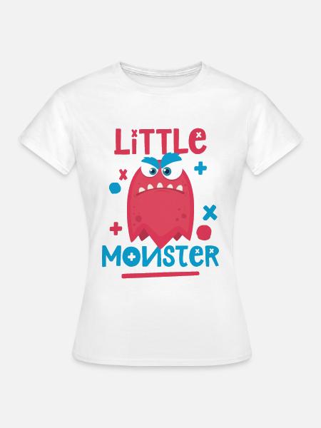 Kleines Monster - Frauen T-Shirt - Weiß