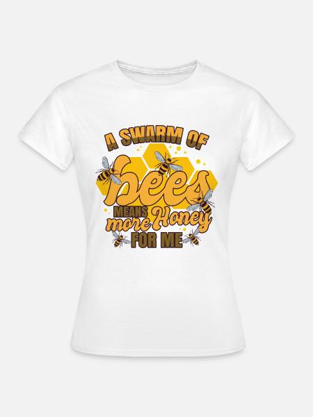 Lustiges Imkergeschenk Imkerei - Frauen T-Shirt - Weiß