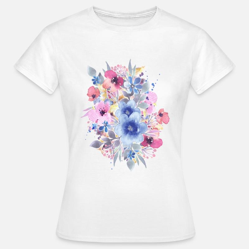 Spring flowers - Women's T-Shirt - white