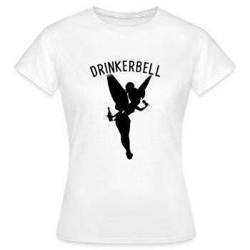 Drinkerbell bachelor party - Women's T-Shirt - white - Front - AI Model Female 172 dark (172cm)