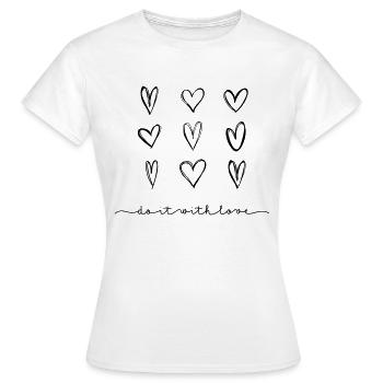 Do it with Love - Women's T-Shirt - white - Front - AI Model Female 172 dark (172cm)