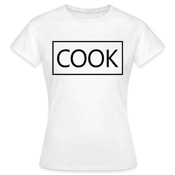 Étudiant diplômé en art culinaire Cook Proud - T-shirt Femme - blanc - Devant - AI Model Female 172 dark (172cm)