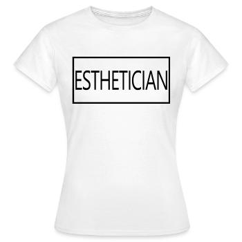 Kosmetikerin Stolzes Geschenk der Kosmetikerin - Frauen T-Shirt - Weiß - Vorne - AI Model Female 172 dark (172cm)