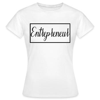 Entrepreneur Fier Diplômé Entrepreneur Cadeau - T-shirt Femme - blanc - Devant - AI Model Female 172 dark (172cm)