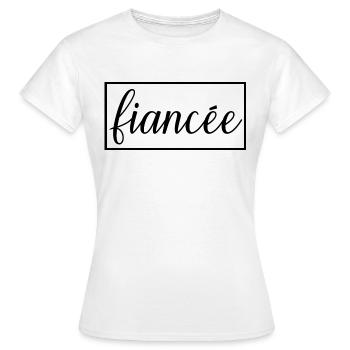 Verlobte passende Verlobung Hochzeit Flitterwochen - Frauen T-Shirt - Weiß - Vorne - AI Model Female 172 dark (172cm)