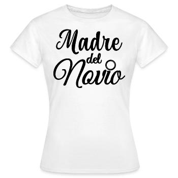 Madre del Novio Groom's Mother Wedding Gift - Women's T-Shirt - white - Front - AI Model Female 172 dark (172cm)