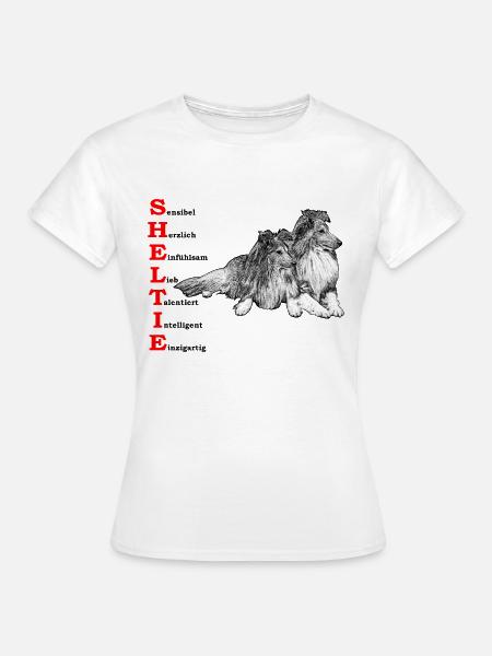 Shelties 1 - Frauen T-Shirt - Weiß