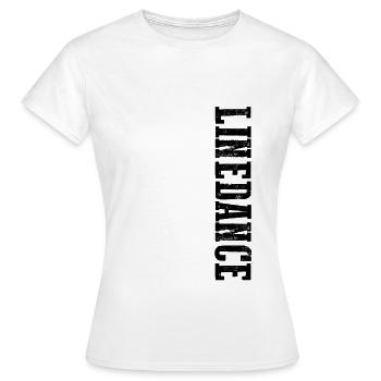 Linedance Line Dance Paartanz Westerntanz Geschenk - Frauen T-Shirt - Weiß - Vorne - AI Model Female 172 dark (172cm)