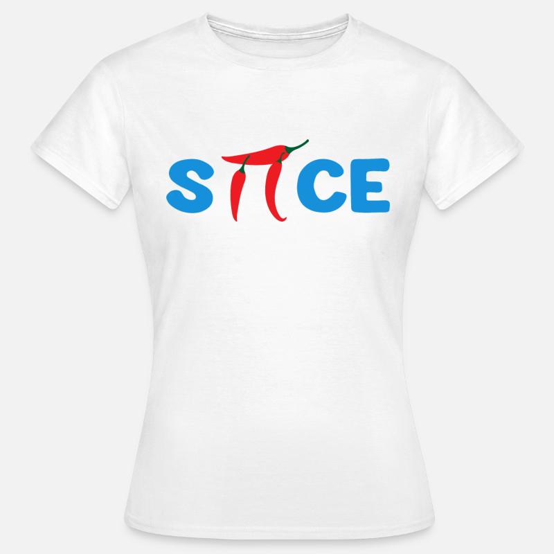 Spice Chilli PI Science Funny - Women's T-Shirt - white