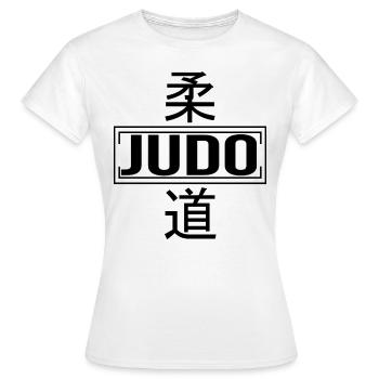 Judo Kanji - T-shirt Femme - blanc - Devant - AI Model Female 172 dark (172cm)