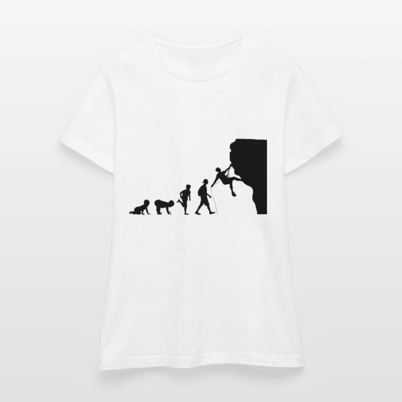 Climbing evolution Women's T-Shirt