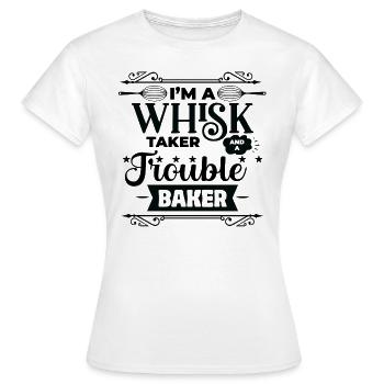 Je suis un manieur de fouet et un - T-shirt Femme - blanc - Devant - AI Model Female 172 dark (172cm)