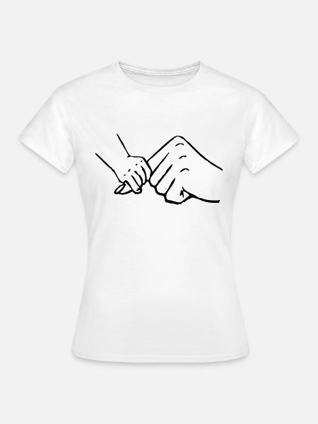 mutter baby - Frauen T-Shirt - Weiß