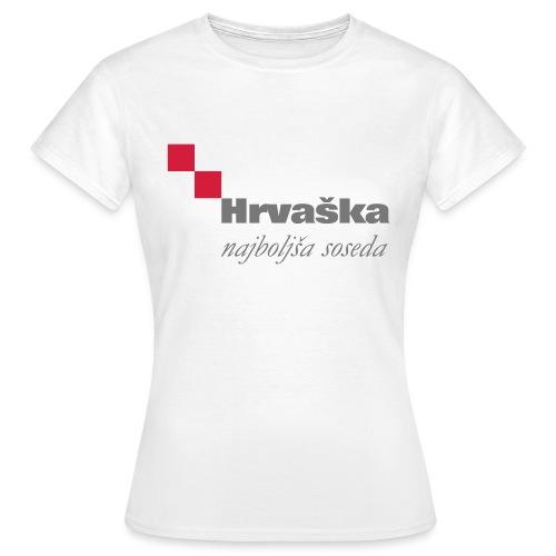 Croatia — The best neighbor (blue) - Women's T-Shirt