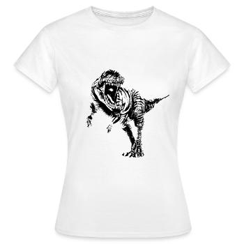 Tyrannosaurus Rex - Women's T-Shirt - white - Front - AI Model Female 172 dark (172cm)