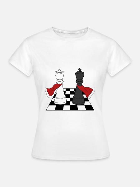 Schach - Frauen T-Shirt - Weiß