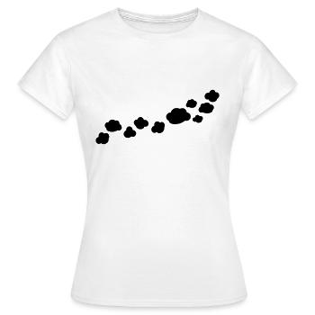 Woken Linie - Frauen T-Shirt - Weiß - Vorne - AI Model Female 172 dark (172cm)