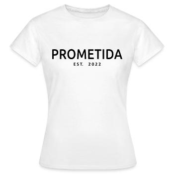 Prometida Est. 2022 Verlobte Verlobte Braut zu werden - Frauen T-Shirt - Weiß - Vorne - AI Model Female 172 dark (172cm)