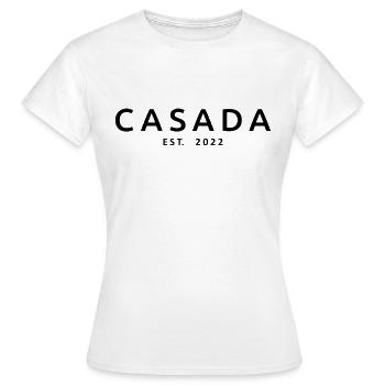 2022 Hochzeitstag verheiratete Frauen - Frauen T-Shirt - Weiß - Vorne - AI Model Female 172 dark (172cm)