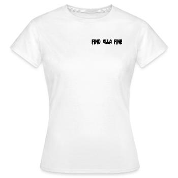 Bis zum Ende (JUVE) - Frauen T-Shirt - Weiß - Vorne - AI Model Female 172 dark (172cm)