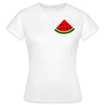 Watermelon - Women's T-Shirt - white - Front - AI Model Female 172 dark (172cm)