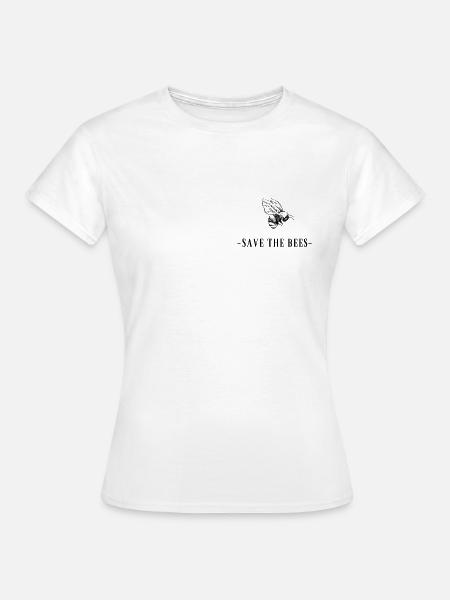 Rette die Bienen - Frauen T-Shirt - Weiß