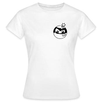 Bombe - T-shirt Femme - blanc - Devant - AI Model Female 172 dark (172cm)