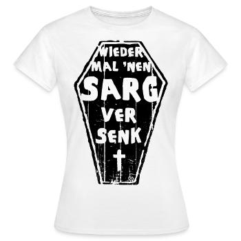 Encore un cercueil coulé - T-shirt Femme - blanc - Devant - AI Model Female 172 dark (172cm)