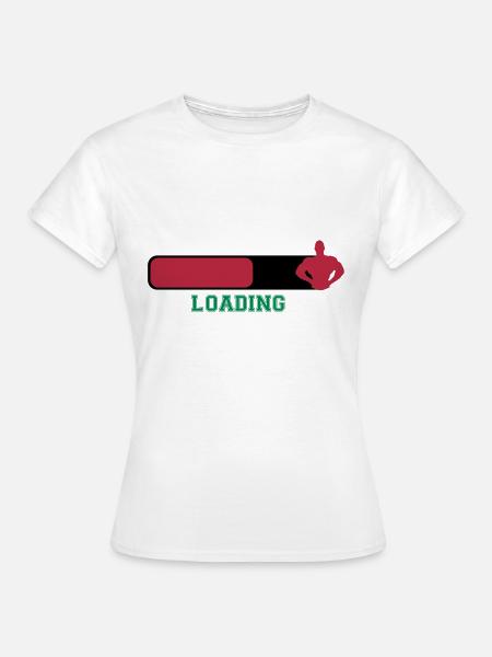 Loading - Frauen T-Shirt - Weiß