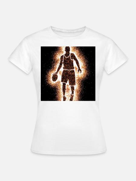 BASKETBALLER - BASKETBALLSPIELER - BASKETBALL - Frauen T-Shirt - Weiß