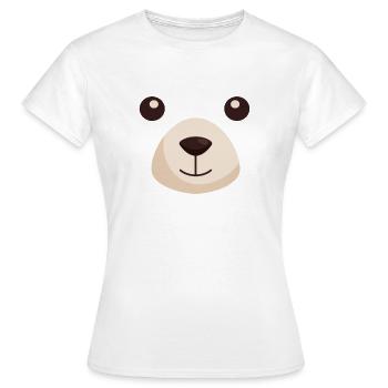 Ours Polaire Ours Polaire Ours Polaire Ours Arctique Cadeau - T-shirt Femme - blanc - Devant - AI Model Female 172 dark (172cm)