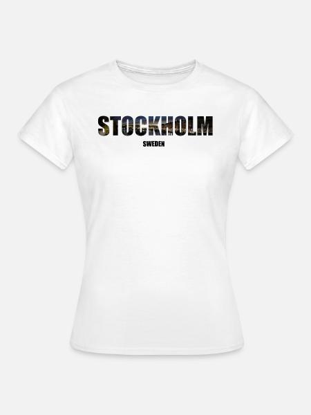 Stockholm Sweden - Frauen T-Shirt - Weiß