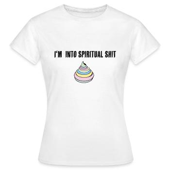 Spirituality Spiritual Gift Gift Funny - Women's T-Shirt - white - Front - AI Model Female 172 dark (172cm)