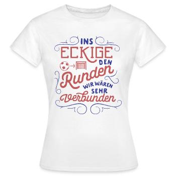Arrondir les coins - T-shirt Femme - blanc - Devant - AI Model Female 172 dark (172cm)