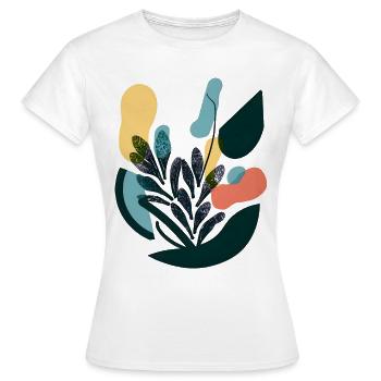 Chromaflore (autres produits) - T-shirt Femme - blanc - Devant - AI Model Female 172 dark (172cm)